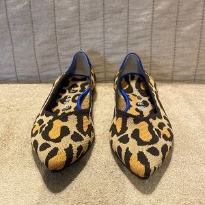 Rothy’s Leopard The Point Flat 11.5
